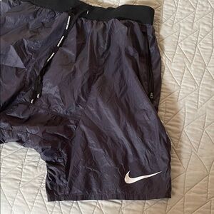 Nike Men's Gray Purple Running Shorts